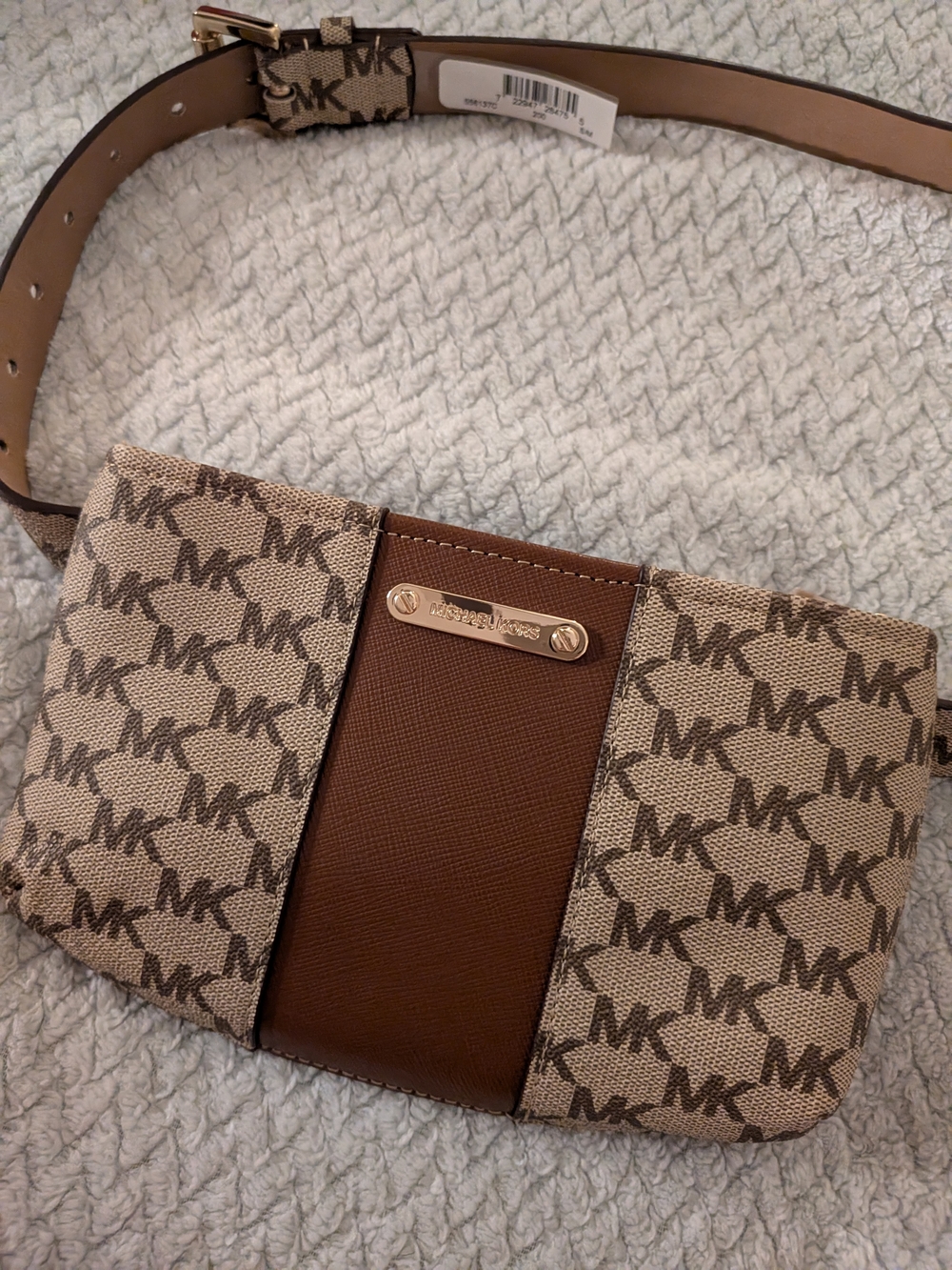 Michael Kors Brown Logo Belt Bag